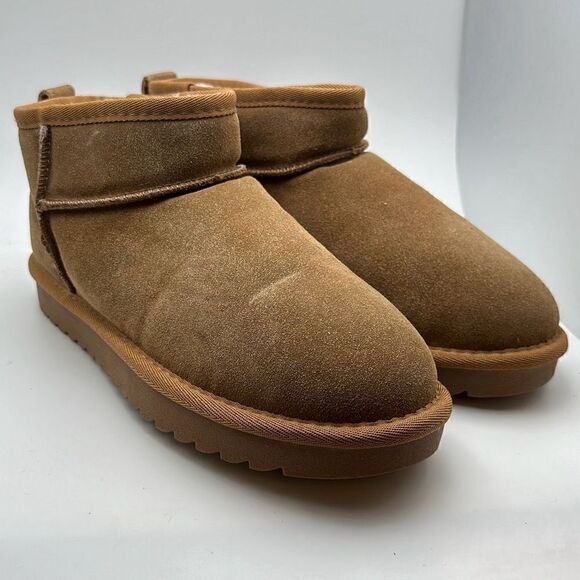 CUSHIONAIRE Women's pull on boot 8.5 CHESTNUT - Picture 1 of 7
